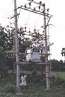 Photograph of a transformer